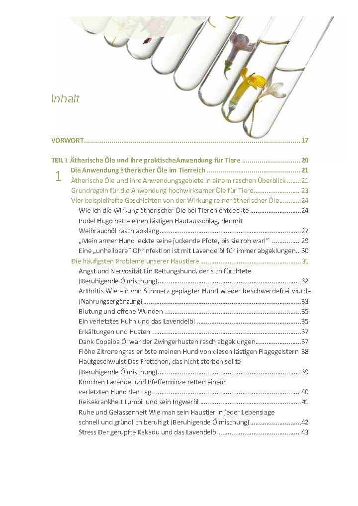 Duftmedizin für Tiere